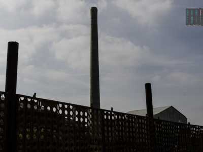 Le ciminiere dominano il panorama 